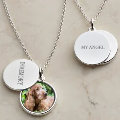 Words of Love Sentiment Photo Pendant
