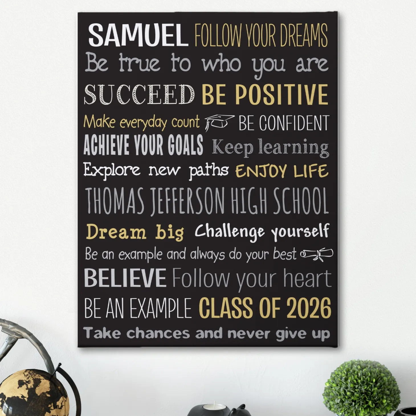 Words Of Wisdom Canvas