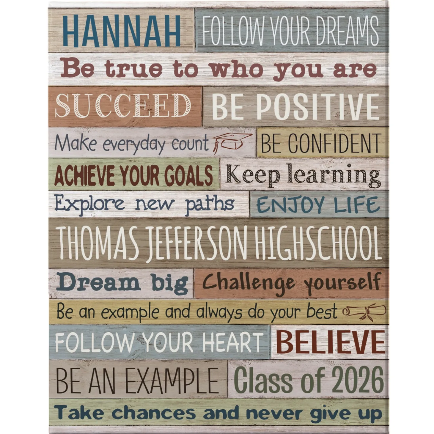 Words Of Wisdom Canvas