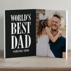 World's Best Dad Photo Panel