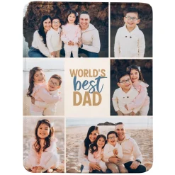 World's Best Dad Plush Blanket