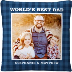 Worlds Best... Photo Throw Pillow