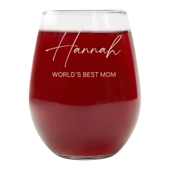 World's Best Stemless Wine Glass