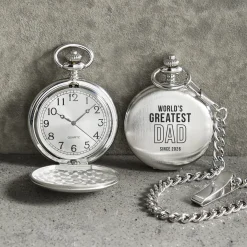 World's Greatest Dad Classic Pocket Watch
