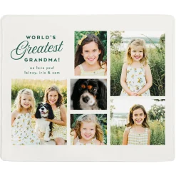 World's Greatest Photo Collage Plush Blanket