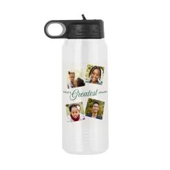World's Greatest Photo Collage Stainless Steel Water Bottle