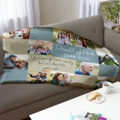 Wrapped In Memories Sympathy Photo Throw