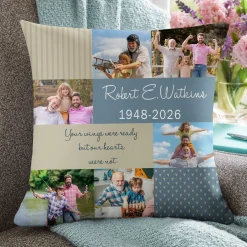 Wrapped In Memories Sympathy Photo Throw Pillow