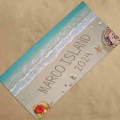 Written In Sand Beach Towel