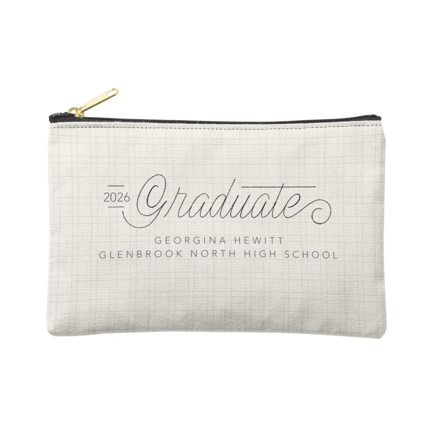 Written With Love Graduation Zipper Pouch