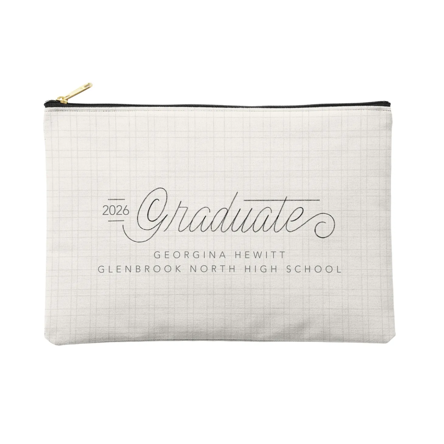 Written With Love Graduation Zipper Pouch