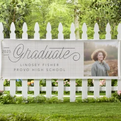 Written With Love Graduation Photo Banner