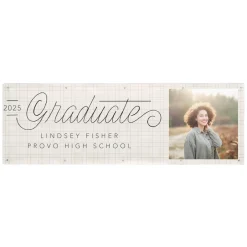 Written With Love Graduation Photo Banner