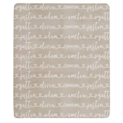 Written with Love Plush Blanket