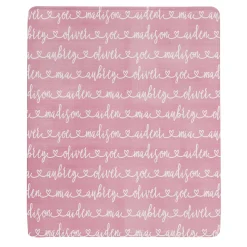 Written with Love Plush Blanket