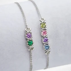 XO Birthstone Bracelet