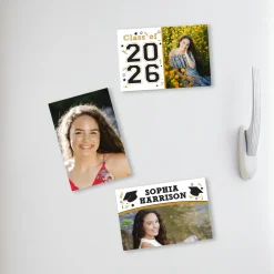 Year Of The Graduate Photo Set of 3 Magnets