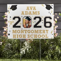 Year Of The Graduate Photo Yard Sign
