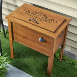 Years of Bliss Wooden Beverage Cooler
