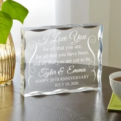 Yet to Be Anniversary Acrylic Block