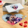 You And Me Photo Heart Puzzle