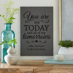 You are My All Leather Wall Art