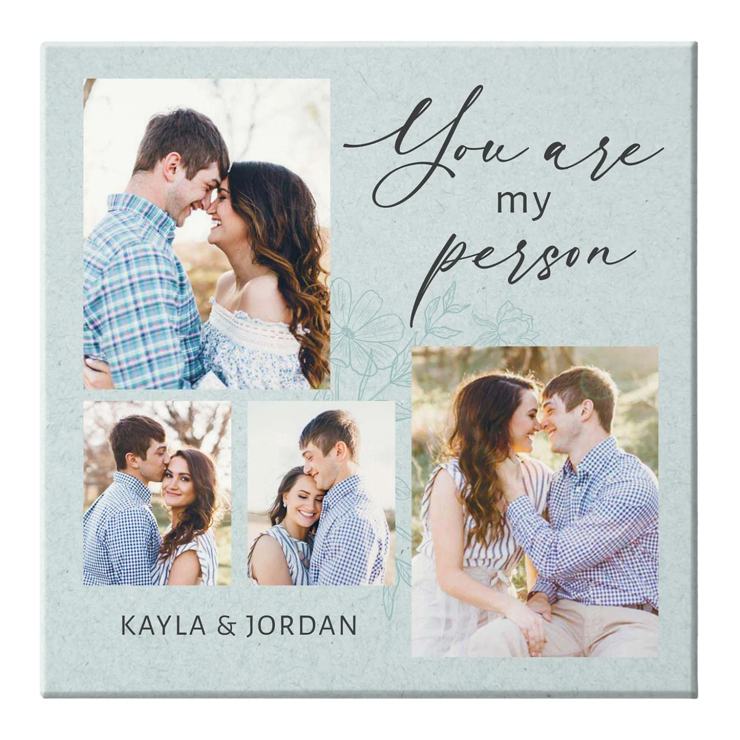 You Are My Person Photo Canvas