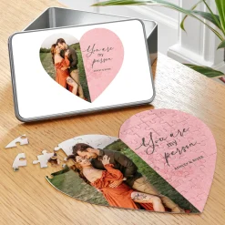 You Are My Person Photo Heart Puzzle