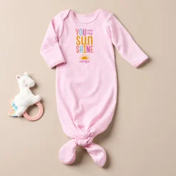 You Are My Sunshine Baby Knotted Gown
