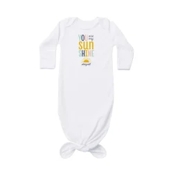 You Are My Sunshine Baby Knotted Gown