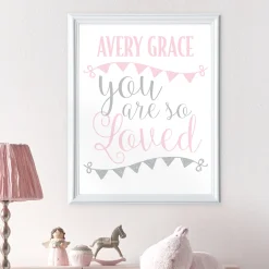 You Are So Loved Baby Framed Print