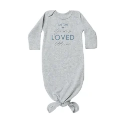 You Are So Loved Baby Knotted Gown