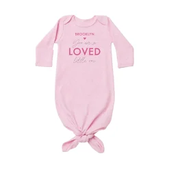 You Are So Loved Baby Knotted Gown