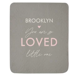 You Are So Loved Quilted Baby Blanket