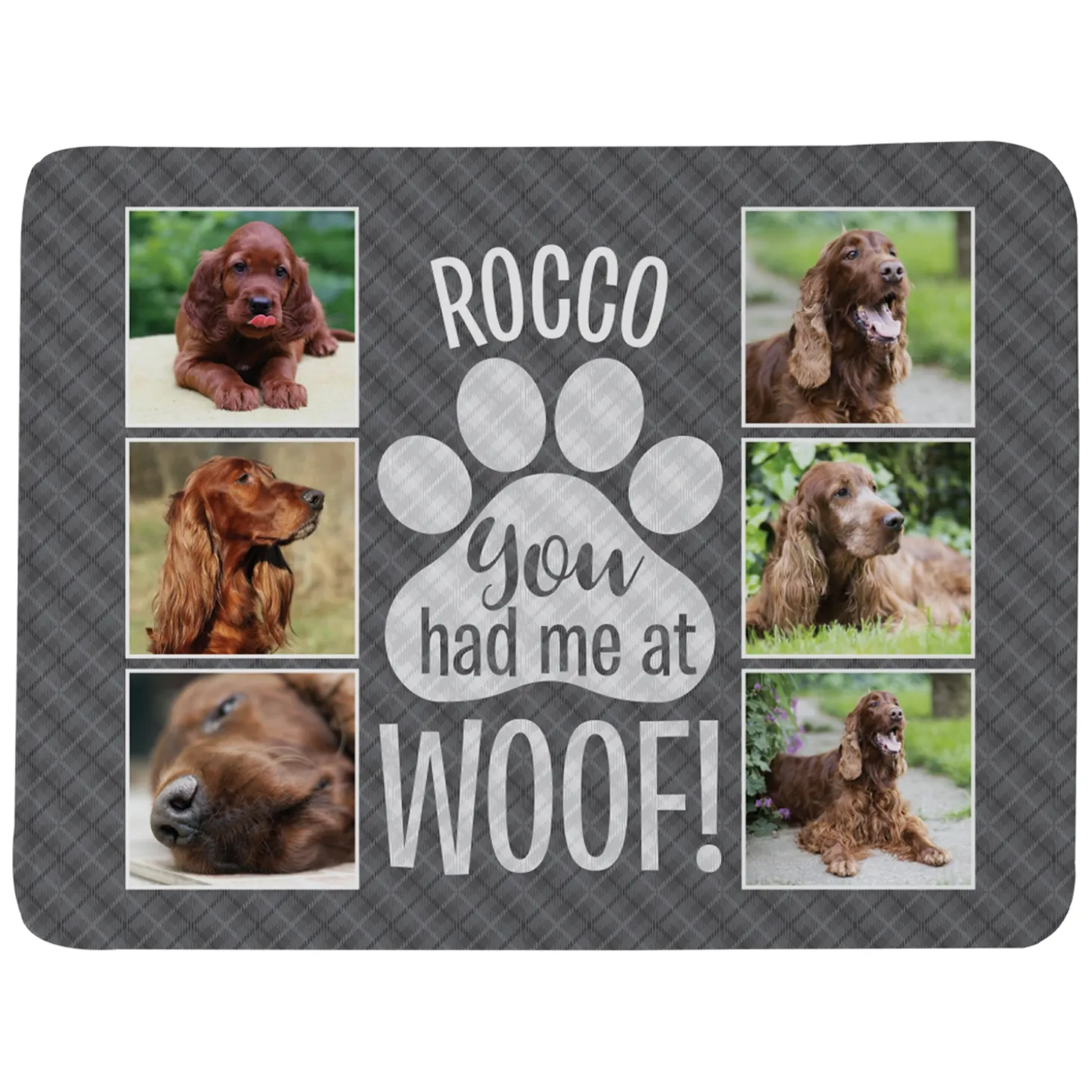 You Had Me At... Photo Pet Blanket