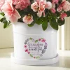 You Make Life Beautiful Planter with Tray