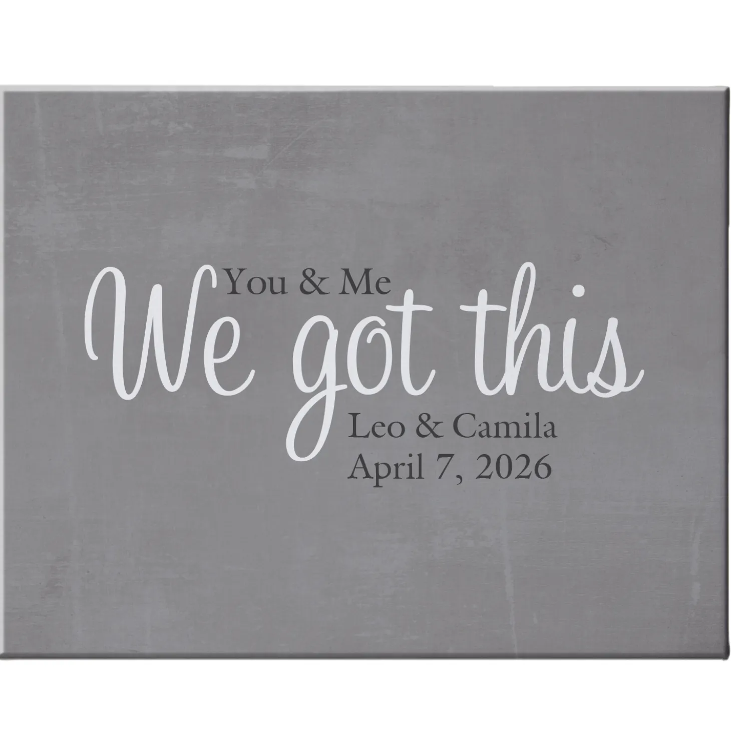 You & Me Canvas