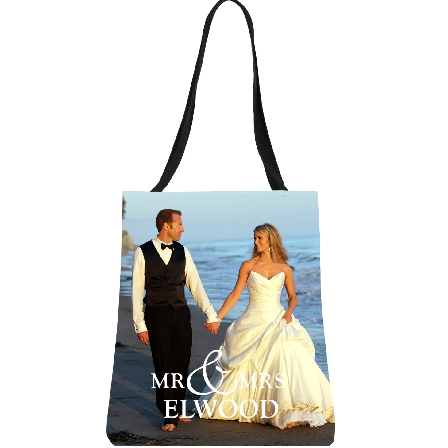 You & Me Wedding Photo Tote