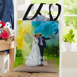 You & Me Wedding Photo Tote