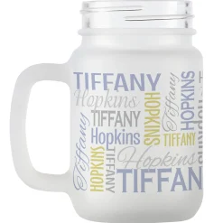 You Name It! Signature Frosted Mason Jar
