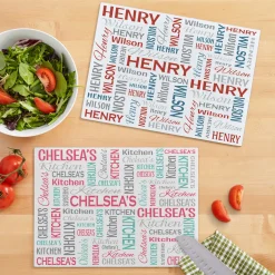 You Name It! Signature Glass Cutting Board