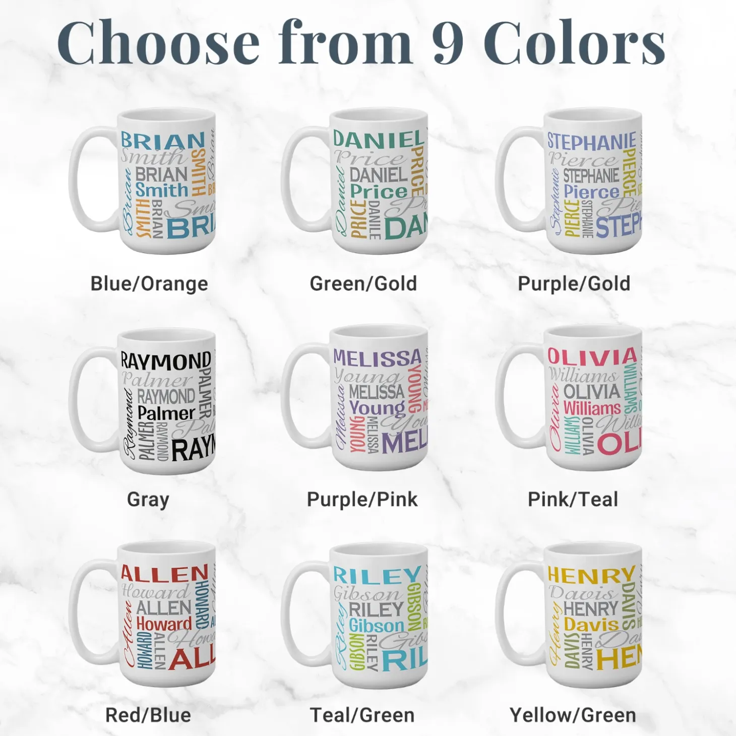 You Name It! Signature Mug