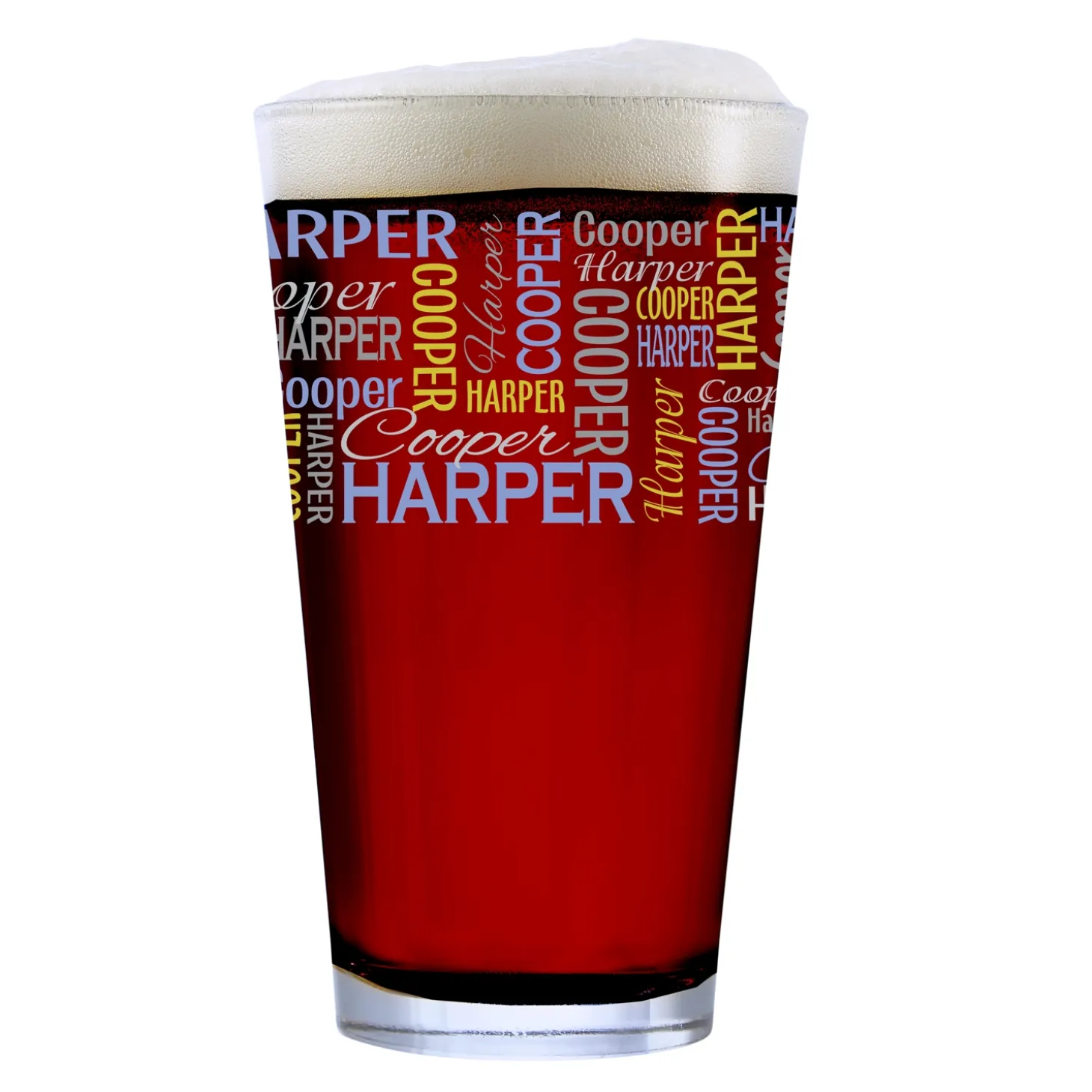 You Name It! Signature Pint Glass