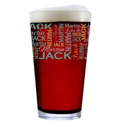 You Name It! Signature Pint Glass
