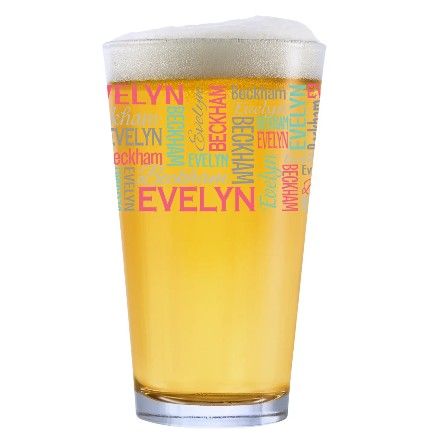 You Name It! Signature Pint Glass