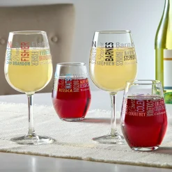 You Name It! Signature Wine Glass