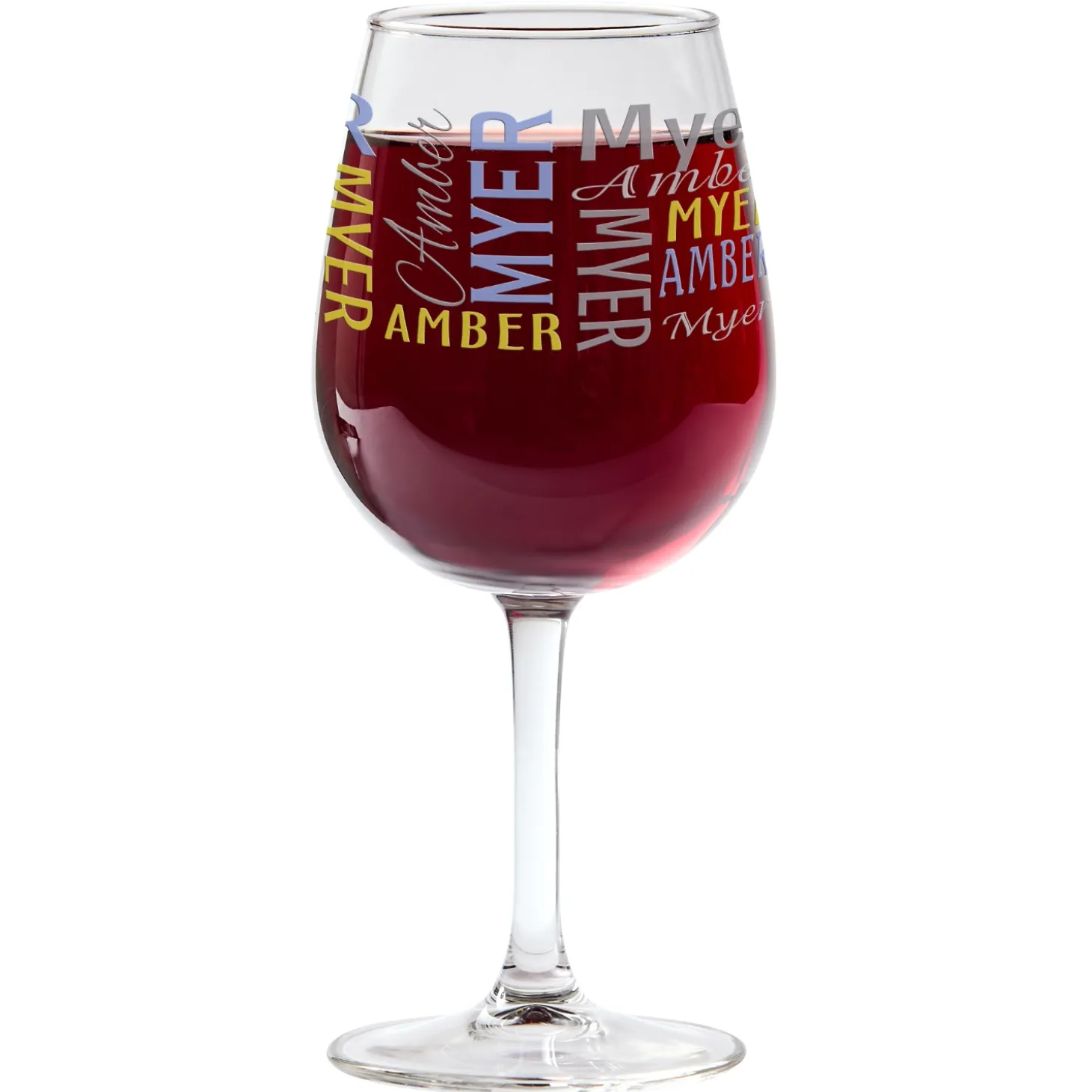 You Name It! Signature Wine Glass