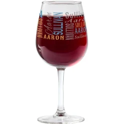 You Name It! Signature Wine Glass
