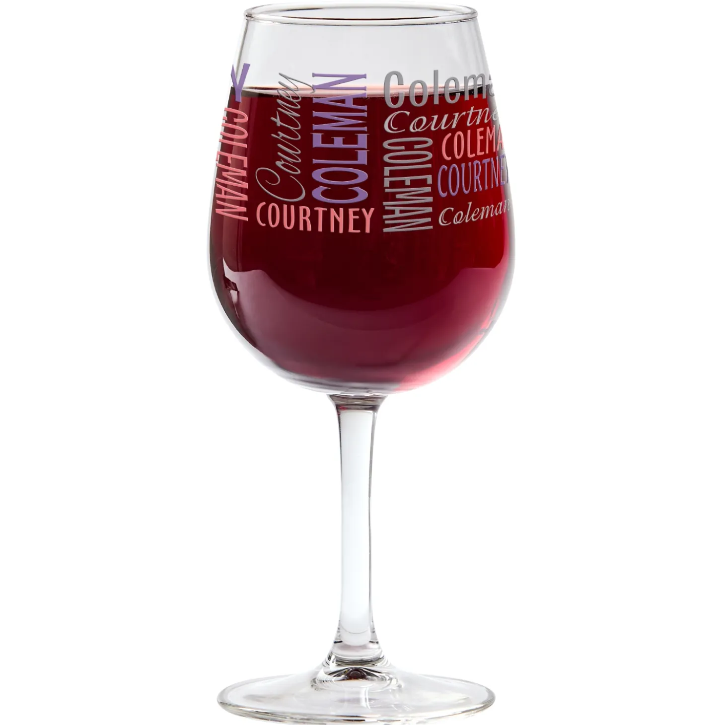 You Name It! Signature Wine Glass