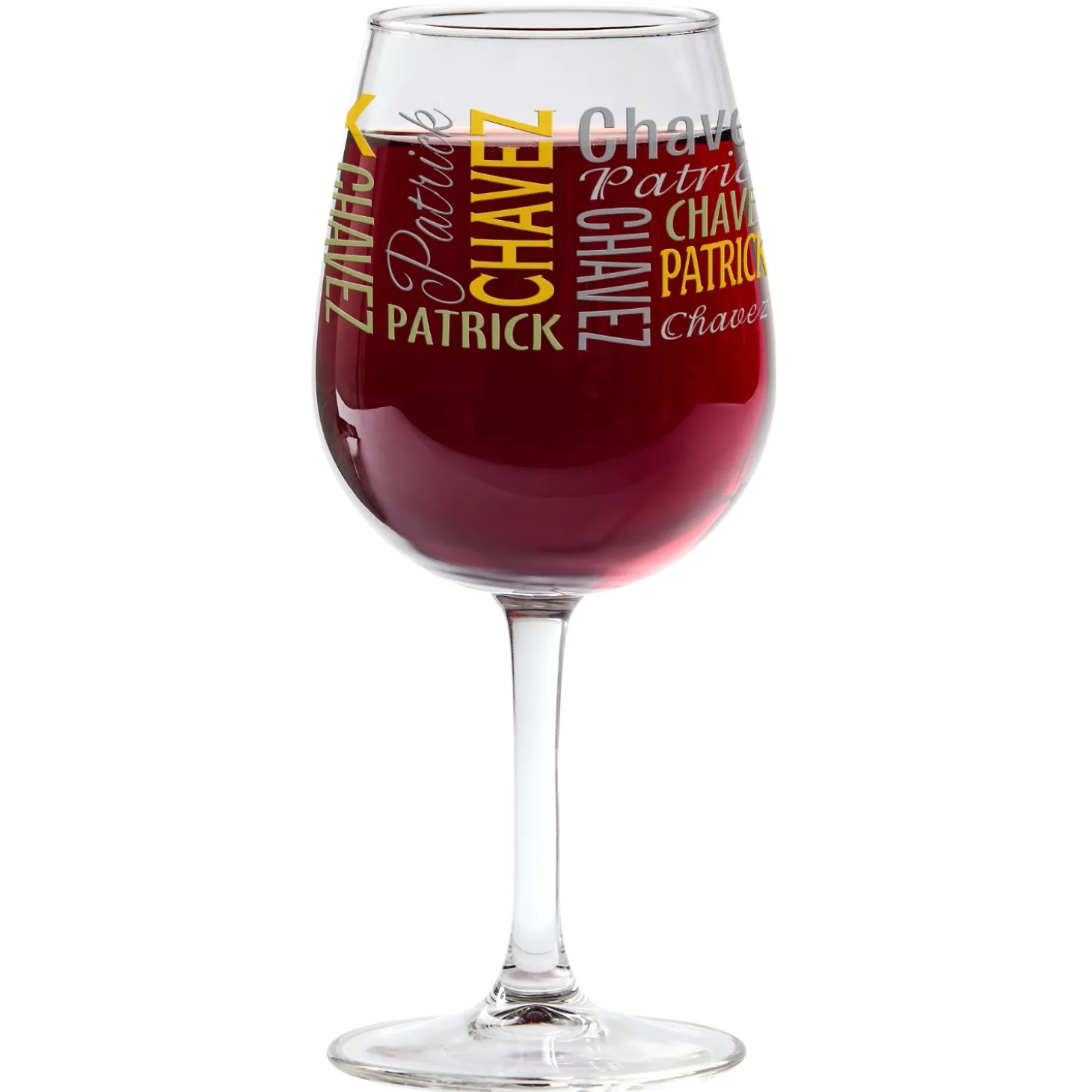 You Name It! Signature Wine Glass